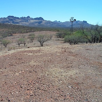 View looking east from historic Soledad Mine